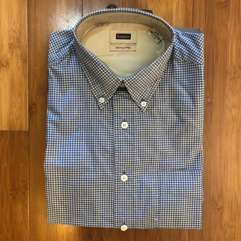 Gingham button up shirt